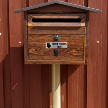 Skylt ''Ingen reklam, tack!'' Silver - 30 x 100mm