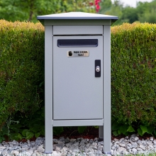 Skylt ''Ingen reklam, tack!'' Silver - 30 x 100mm