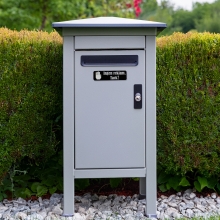 Skylt Till Brevlåda Ingen reklam, tack! - Svart - 30 x 100mm