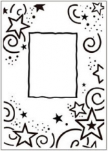 Embossing Folder Star Border Frame Embossingfolder Stansmaskin