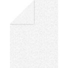 Embossed Wedding Paper A4 Roma White 220 gsm Papper Kort Kuvert Bröllop Kärlek