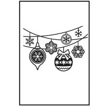 Embossingfolder Darice - Hanging Ornaments