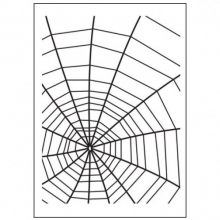 Embossingfolder Darice Spider Web Halloweenpyssel Höstpyssel