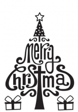 Embossingfolder Nellie Snellen - Merry Christmas