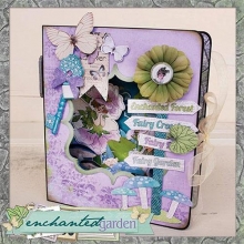 Papper Bo Bunny Enchanted Garden Scrapbooking