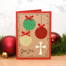 Glitter Papper A4 Light Green 200 g Glitterpapper