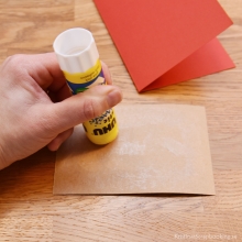 Tips på Enkelt Julkort - Glittrande Julkulor - Beskrivning Julpyssel