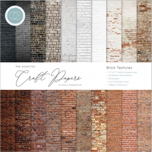 Paper Pad 12x12 - Craft Consortium - Brick Textures