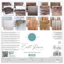 Paper Pad 6x6 - Craft Consortium - Frosted Wood