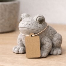 Prisetikett Tags 25x40 mm Brun 100 st Prisetiketter