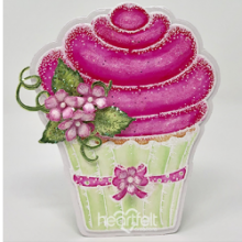 Die Heartfelt Creations Sugarspun Cupcake Shaping Mold 3D Dies