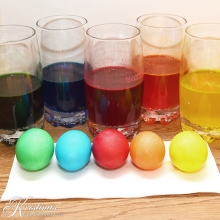 Äggfärg - Måla påskägg - 5 färger