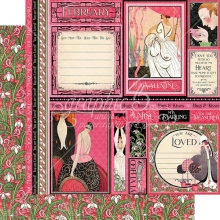 Paper Pack Graphic 45 Fashion Forward 12x12 Tum