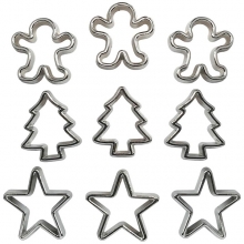 Figurknappar Buttons Galore - Christmas - Cookie Cut Outs