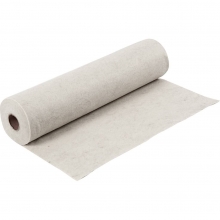 Hobbyfilt - B: 45 cm - Råvit Melerad - 5 meter rulle