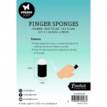 Duttsvampar - Sponge Dauber 6 st - Studio Light