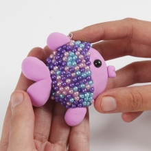 Fisk av frigolitufo, Silk Clay och Pearl Gjutning Modellering Inspiration
