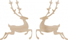 Wood Flourishes - Reindeer