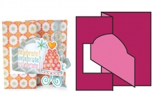Sizzix Movers & Shapers Large Base Die Card, Ornate Flip-Its Dies Stansmaskin