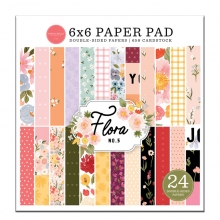 Paper Pad Carta Bella - Flora No.5 - 6x6 Tum