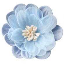Florella Mullberry Flowers - Blå - 45 mm - 2 st