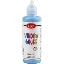 Fönsterfärg - Viva Decor - Ljusblå - 90 ml