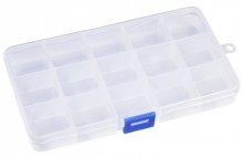 Förvaringsbox Transparent 17,5 x 10 cm Box Låda Ask Förvaring av Plast