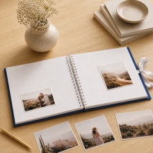 Fotoalbum Spiralbundet - 31,5 cm - Navy Blue - 30 sidor