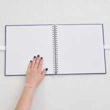 Fotoalbum Spiralbundet - 31,5 cm - Navy Blue - 30 sidor