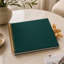 Fotoalbum Spiralbundet - 31,5 cm - Dark Green - 30 sidor