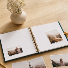 Fotoalbum Spiralbundet - 31,5 cm - Dark Green - 30 sidor
