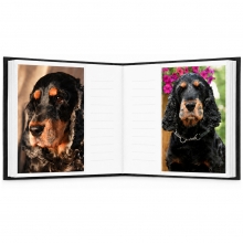 Fotoalbum 17x20 cm - För 100 bilder - Svart Omslag - Vita Sidor