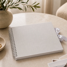 Fotoalbum Spiralbundet - 31,5 cm - Soft Grey - 30 sidor