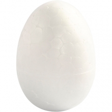 Frigolit Ägg - Höjd: 12 cm - 5 st