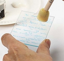 Glasfärg frost Violett 35 ml till scrapbooking, pyssel och hobby