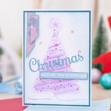Scrapbooking Card Frosty and Bright Crafters companion