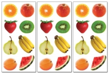 Stickers Fruit Paper House Klistermärken