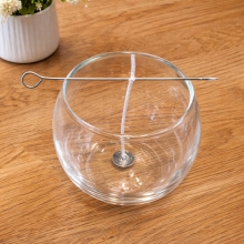 Ljusgelé Kerax - För ca 8 st Geléljus - 800 g - Inkl. veke och metallbotten