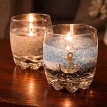 Ljusgelé Kerax - För ca 8 st Geléljus - 800 g - Inkl. veke och metallbotten