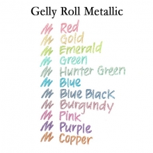 Gelly Roll Penna Metallic Blue Sakura Gelpennor