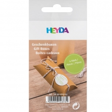 Presentask Pillow Box - 6 st - Natur - 10,5 cm