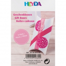 Presentask Pillow Box - 6 st - Pärlemo - 10,5 cm