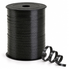 Presentsnöre - B: 5 mm - Svart - Blank - 400 m