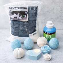 Silikonform Ljusformar - Värmeljushållare Hjärta