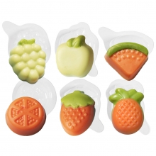 Gjutform Frukter - 6 st Motiv - 4,5 - 6 cm