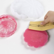 Silikonform Mussla - Snäckskal - 13x13 cm