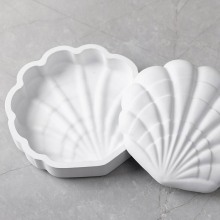 Silikonform Mussla - Snäckskal - 13x13 cm