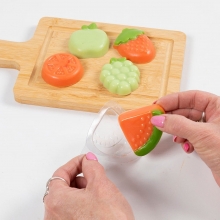 Gjutform Frukter - 6 st Motiv - 4,5 - 6 cm