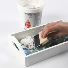 Glasmosaik - 3 kg - Halvtransparent Mixade Färger