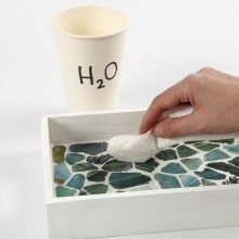 Glasmosaik - 3 kg - Halvtransparent Mixade Färger